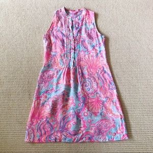 Linen printed Lilly Pulitzer dress